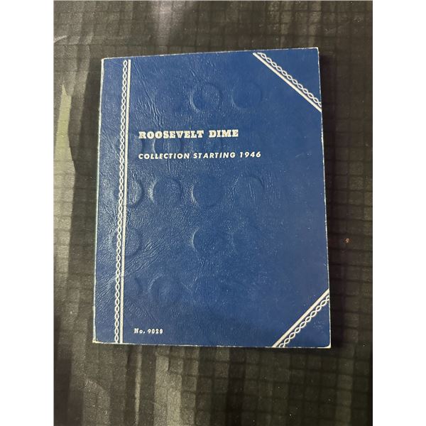 Roosevelt Dime Collection Folder by Whitman Publishing, Starting 1946