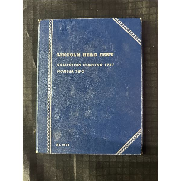 Lincoln Head Cent Collection Album Whitman No. 9030 Starting 1941