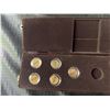 Image 5 : Royal Canadian Mint Coin Display Case With 5 Sample Holders (1976-1980)
