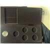 Image 6 : Royal Canadian Mint Coin Display Case With 5 Sample Holders (1976-1980)