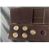 Image 5 : Canadian Maple Leaf Coin Display Case with 5 Coins (1976–1980)