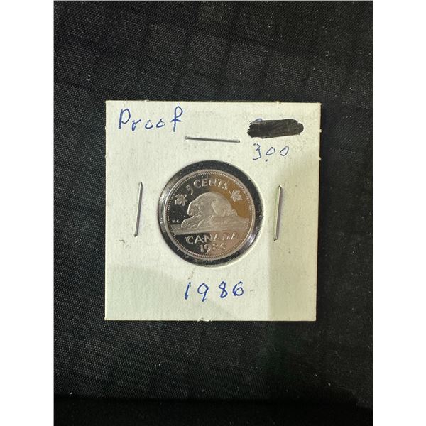 1981 Canadian 5 Cent .999 Proof Silver Nickel, 5g