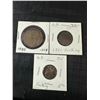 Image 1 : 1935 One Penny and 1881 & 1915 Great Britain Farthings