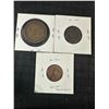 Image 2 : 1935 One Penny and 1881 & 1915 Great Britain Farthings