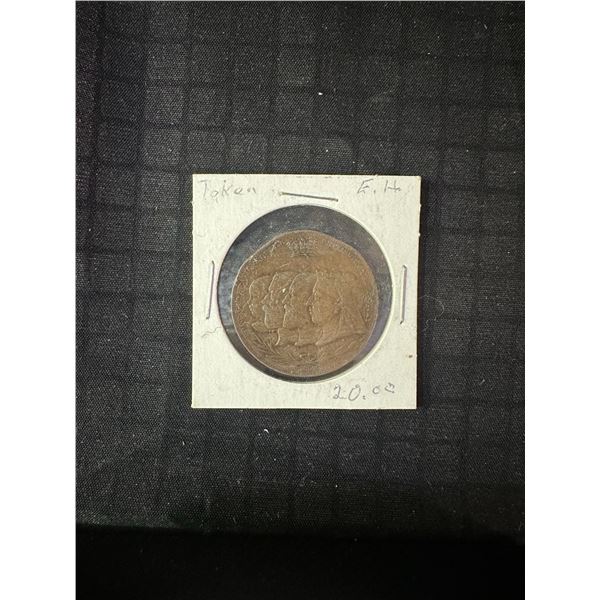 1867-1927 Canada Sixtieth Anniversary Confederation Commemorative Token