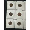 Image 2 : 13 Canadian 1 Cent Coins 1940s-1949 In Holders