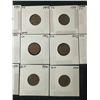 Image 3 : 13 Canadian 1 Cent Coins 1940s-1949 In Holders