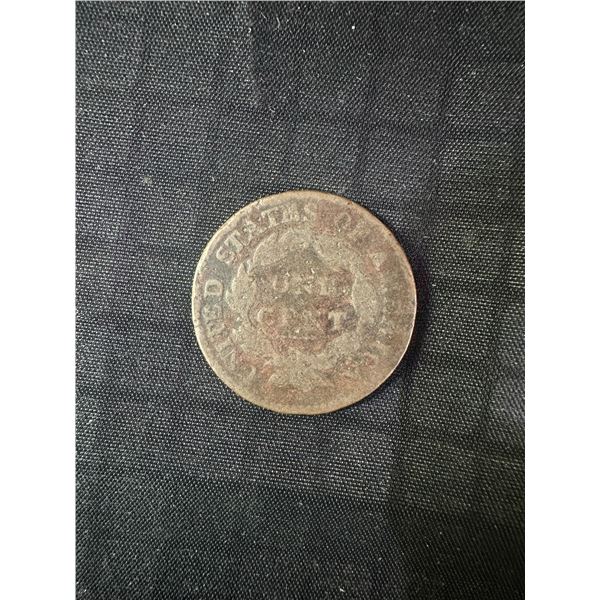 U.S. 1816 Penny With Approx. 40° Die Rotation