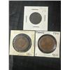 Image 1 : 3 French Copper Coins, 1841, 1856, 1857