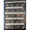 Image 1 : 20 1967 Canadian Centennial Pennies in Collector Sleeves