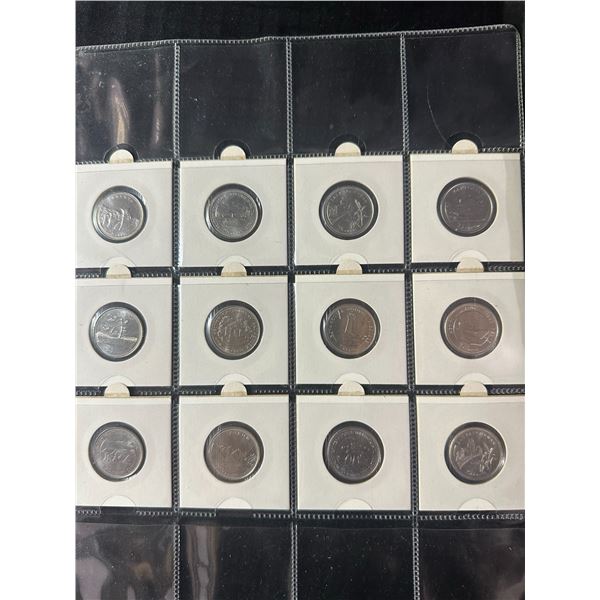 15 Canadian Province and Territory Commemorative Quarters