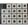 Image 2 : Page of 19 Canadian Pennies in Display Holders