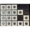 Image 2 : Page of 16 Canadian Nickels in Individual Holders