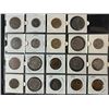 Image 1 : 19 Assorted Canadian Dollars, Commemorative, Half Dollars & British Pennies