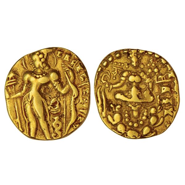 Ancient India : Gupta Empire - gold dinar of Chandragupta II (c.375-415 AD), 7.84g