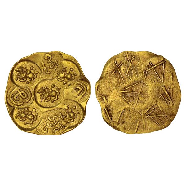Medieval India : Nolambas of Nolambavadi, Nanni Nolamba I (969-975 AD), 3.78g