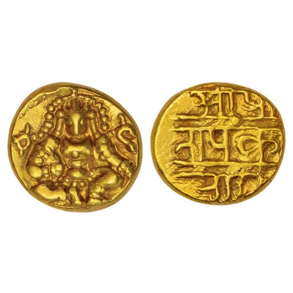 Medieval India : Vijayanagar Kingdom, Tuluva dynasty, gold pagoda, 3.34g