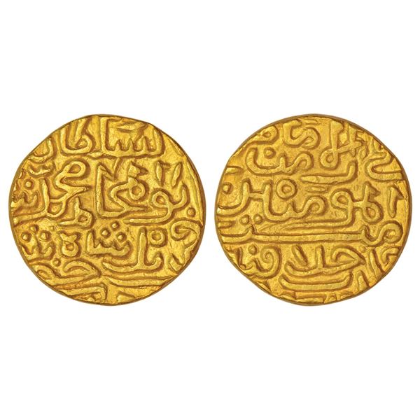 Sultans of Delhi : Sayyids, gold tanka of Muhammad Bin Farid (1434-1445 AD), 11.10g