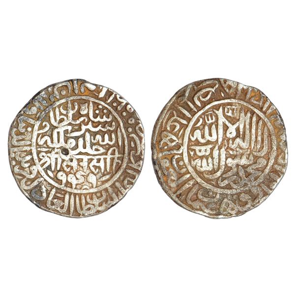 Sultans of Delhi : Suris - silver rupee of Sher Shah (1538-1545 AD), Kalpi mint, 11.25g