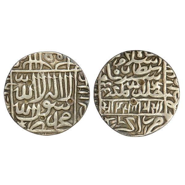 Sultans of Delhi : Suris, silver rupee of Islam Shah (1545-1552 AD), Agra mint, 11.43g