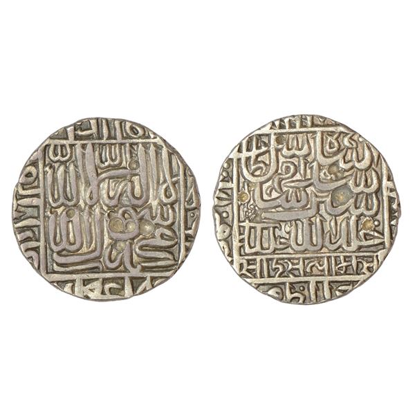 Sultans of Delhi : Suris, silver rupee of Islam Shah (1545-1552 AD), 11.30g