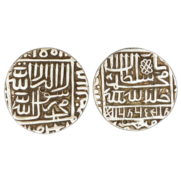 Sultans of Delhi : Suris, silver rupee of Muhammad Adil Shah (1552-1556 AD), 11.43g