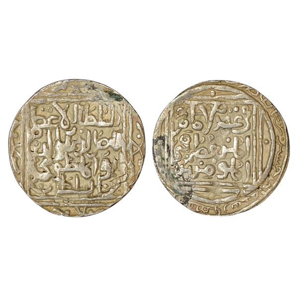 Sultans of Delhi : Sultans of Delhi (issued in Bengal), silver tanka, 11.04g