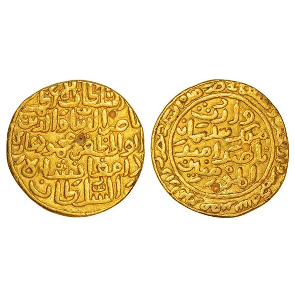 Sultans of Madura : Sultans of Madura, gold tanka of Nasir al-Din Mahmud Damghan, 10.91g