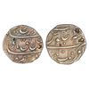 Image 1 : Mughals : Farrukhsiyar (1713-1719 AD), silver rupee, Aurangnagar mint (fully visible)