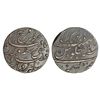 Image 1 : Mughals : Farrukhsiyar (1713-1719 AD), silver rupee, Kashmir mint (fully visible)
