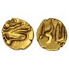 Image 1 : Mughals : Muhammad Shah (1719-1748 AD), gold fanam, Balapur mint