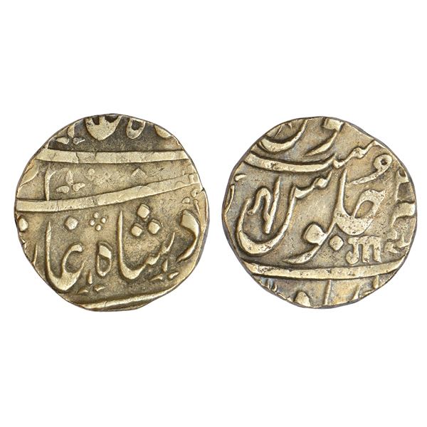 Princely States : Baroda, Anand Rao (1800-1819 AD), silver rupee, Ahmadabad mint