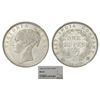 Image 1 : British India : Victoria Queen, continuous legend, silver rupee, 1840, Bombay mint