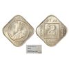 Image 1 : British India : George V, cupro-nickel 2 annas, 1927, Bombay mint
