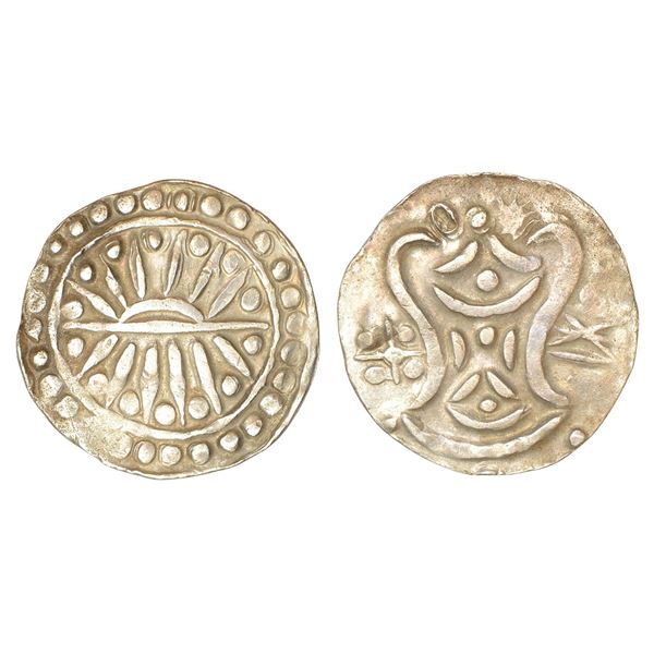 Foreign Coins : Burma, Kingdom of Funan (400-550 AD), silver unit, 9.24g