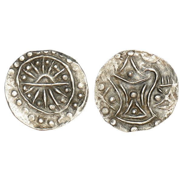 Foreign Coins : Burma, Kingdom of Funan (400-550 AD), silver ¼ unit, 2.32g