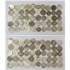 Image 1 : Large Lots : A group of 50 assorted Mughal silver rupee