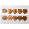 Image 1 : Large Lots : A group of 5 Travancore State error copper chuckram