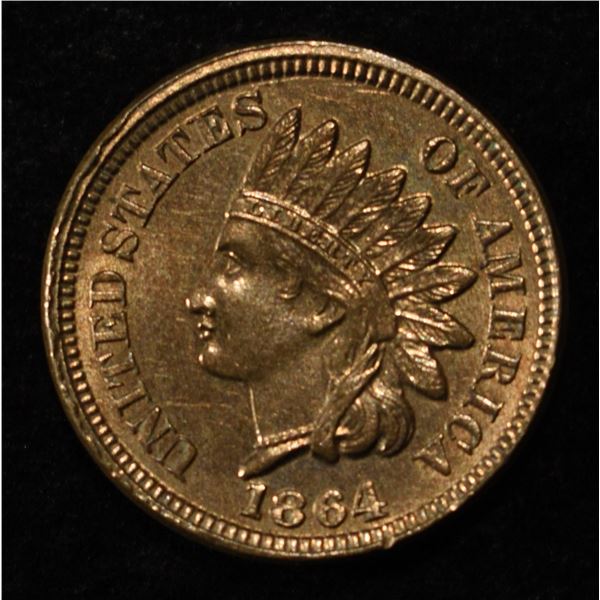 1864 CN INDIAN CENT CH/GEM BU
