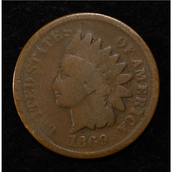 1869 INDIAN CENT GOOD