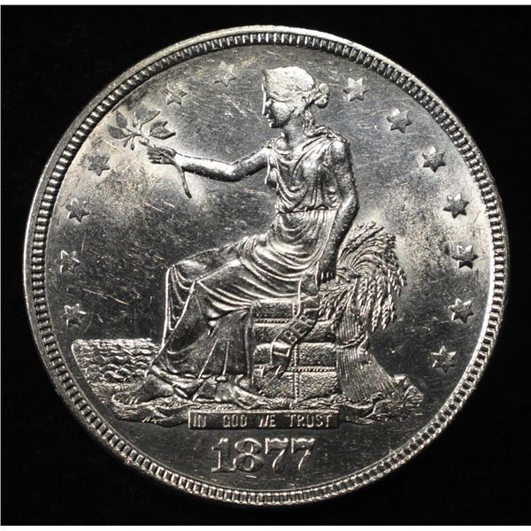 1877 TRADE DOLLAR BU