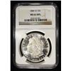 Image 1 : 1884-CC MORGAN DOLLAR NGC MS-62 DPL