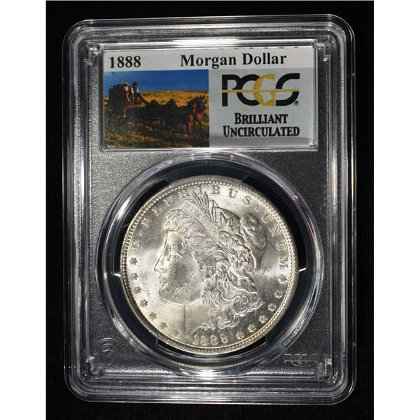 1888 MORGAN DOLLAR PCGS BU
