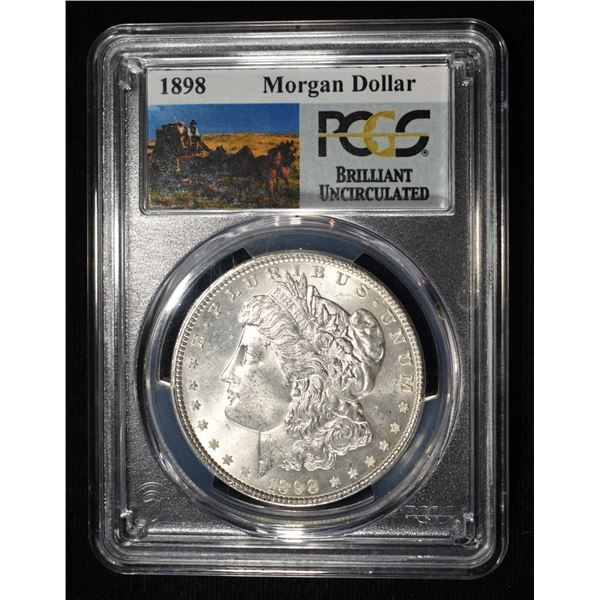 1898 MORGAN DOLLAR PCGS BU