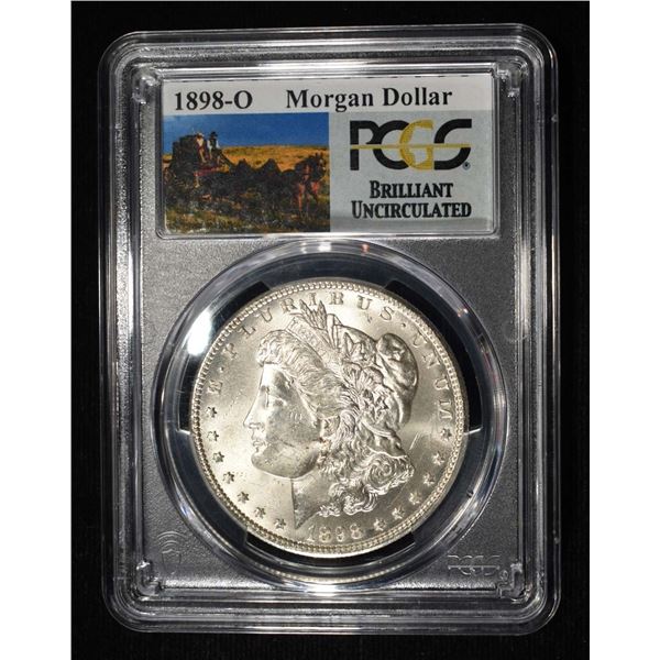 1898-O MORGAN DOLLAR PCGS BU