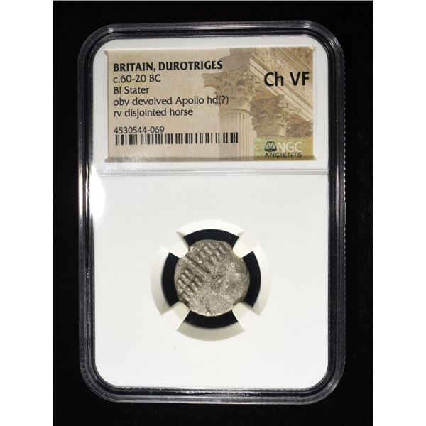 c.60-20 BC BI STATER OBV DEVOLVED APOLLO NGC CH VF