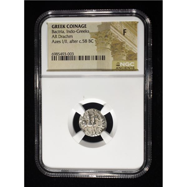AZES I/II, AFTER c.58 BC NGC F