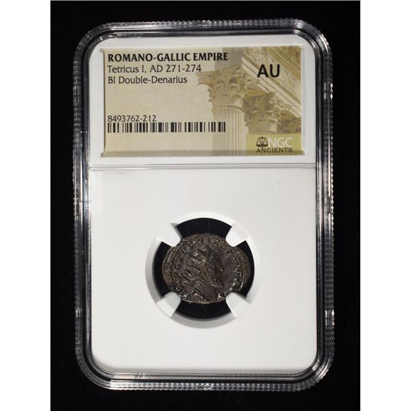 AD 271-274 TETRICUS I ROMANO-GALLIC EMPIRE NGC AU