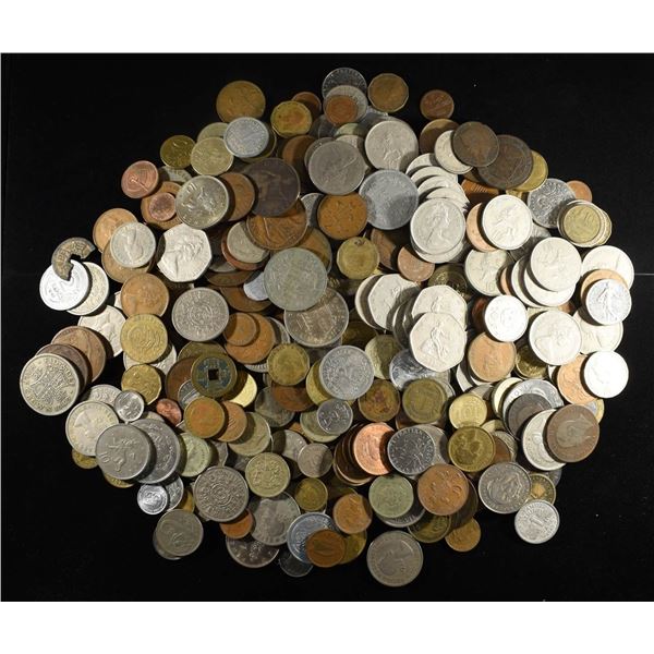 5 LBS FOREIGN COINS NON- SILVER