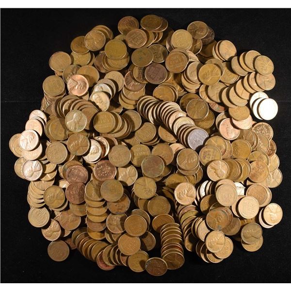 (500) WHEAT CENTS: MIXED DATES